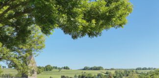 Promotiestand Hubertus Gilde Gulpen op Hubertusmarkt 2024