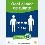 Af te halen: gemeente posters ‘Geef elkaar de ruimte’