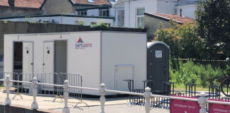 Tijdelijke toiletunits centrum Valkenburg worden weggehaald