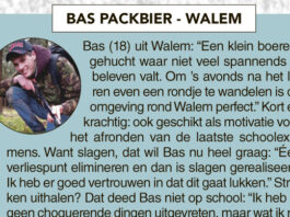 Bas Packbier uit Walem over zijn examenperiode