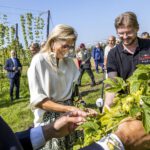Koningin Máxima op bezoek bij Gulpener