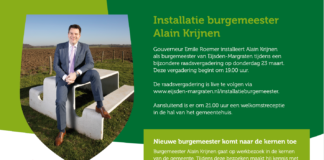 Installatie burgemeester gemeente Eijsden-Margraten: Alain Krijnen