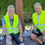 Wegkruis vakkundig gerestaureerd door Bert Vandeberg en Paul May