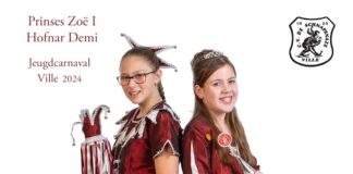 Prinses Zoë I en Hofnar Demi aan het roer als nieuwe Jeugdhoogheden