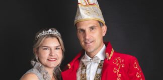 Jubileumprins Rudo I en Jubileumprinses Iris nieuwe Hoogheden CV der Voosechtoets Epen