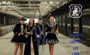 Nieuwe Hoogheden (jong en oud) bij CV De Schnapsnaze Viele