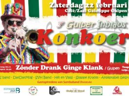 Op zaterdag 22 febr. 2025 in Zaal Galouppe in Gulpen: 3e Gulper Inblaos Konkoer met maar liefst 8 deelnemers!