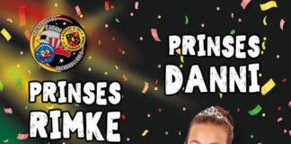 JCV De Nachdraverkes van Termaar verwelkomden hun nieuwe Jeugdhooglustigheden Rimke en Danni