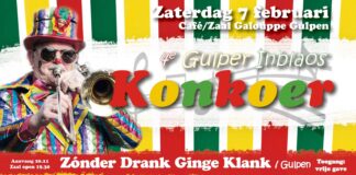 Op zaterdag 7 febr. 2026 in zaal Galouppe: 4e Gulper Inblaos Konkoer met deelname van 6 kapellen