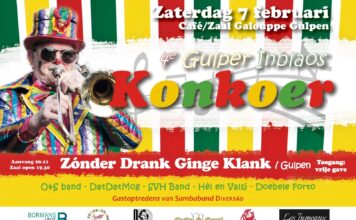 Op zaterdag 7 febr. 2026 in zaal Galouppe: 4e Gulper Inblaos Konkoer met deelname van 6 kapellen