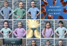 Op Pinksterzondag 24 mei 2026: Elf communicantjes in St. Gertrudisparochie Wijlre