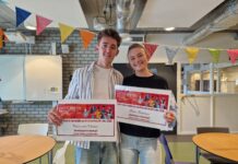 KNAW Onderwijsprijs 2026 voor Sophianumleerlingen Kars van Velden en Fleur Lemmens