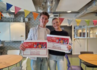 KNAW Onderwijsprijs 2026 voor Sophianumleerlingen Kars van Velden en Fleur Lemmens